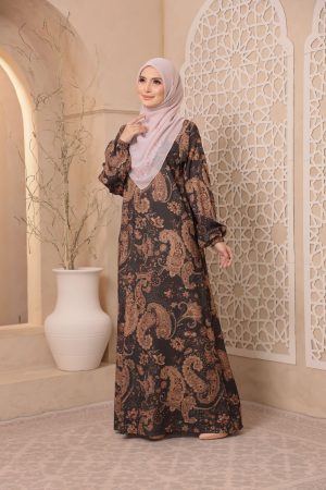 JEDDA: BLACK SAHARA PAISLEY